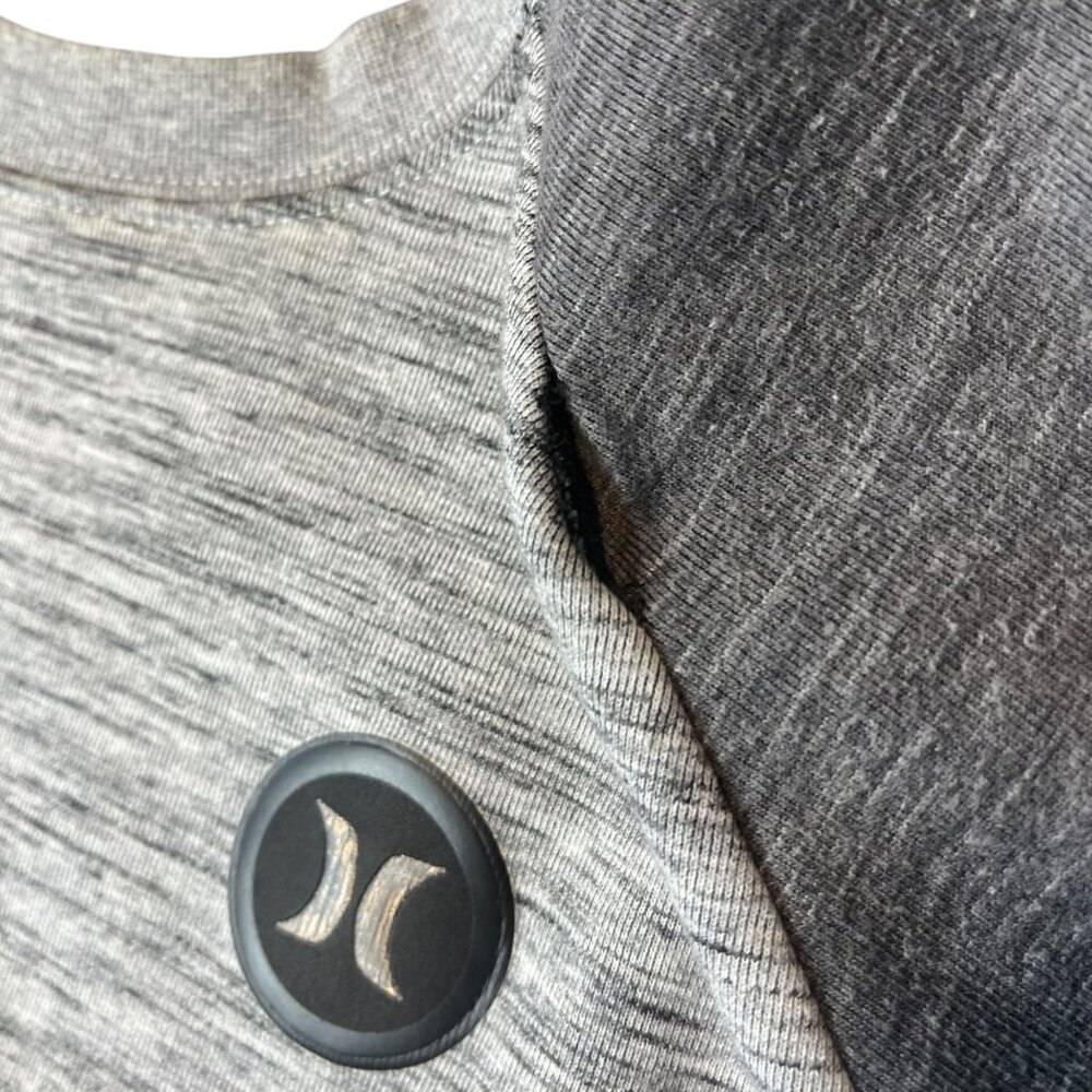 5/$25 Hurley Men's M Phantom Advance Crew Sweatshirt Gray Heather Sporty - Picture 3 of 9
